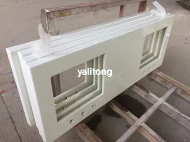 Бяло нано кристализирани стъкло суета върхове