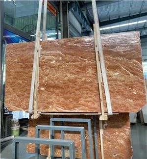 Полирани мраморни плочи от чаена роза