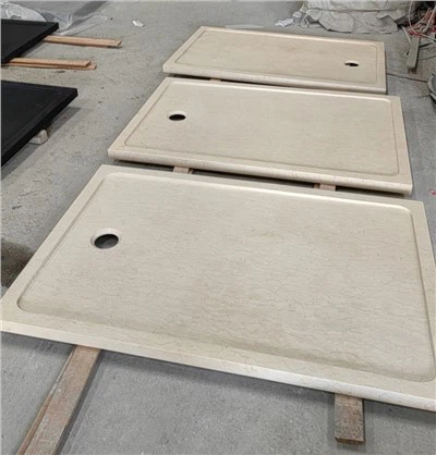 Мраморна душ база Bianco Perlino