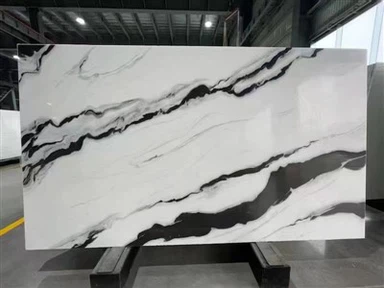 Замяна и доставка на бели мраморни плочи Panda